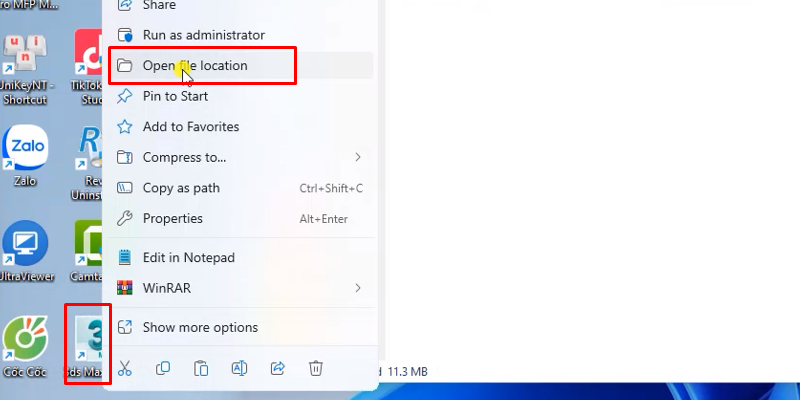 3Ds Max 2022 phiên bản ổn định 18 Mở vị trí file cài đặt