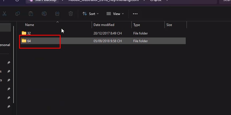 Chọn số bit theo phiên bản Windown