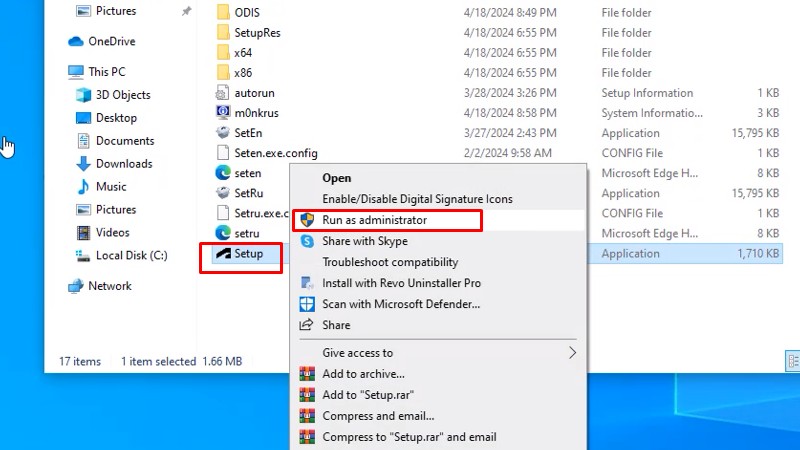 Tải Autocad 2025: Hướng Dẫn Cài Đặt Đơn Giản 11 Chuột phải file Setup và chọn Run as admin....