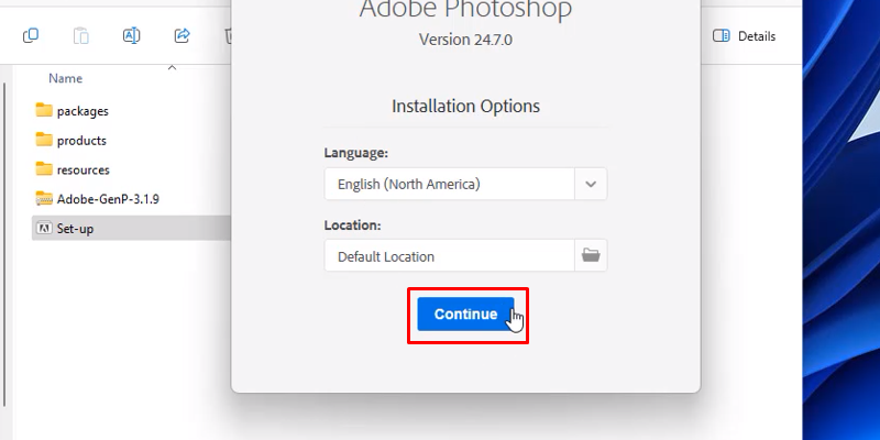 Adobe Photoshop 2023 Có Đầy Đủ Tính Năng Phù Hợp 12 bấm continue