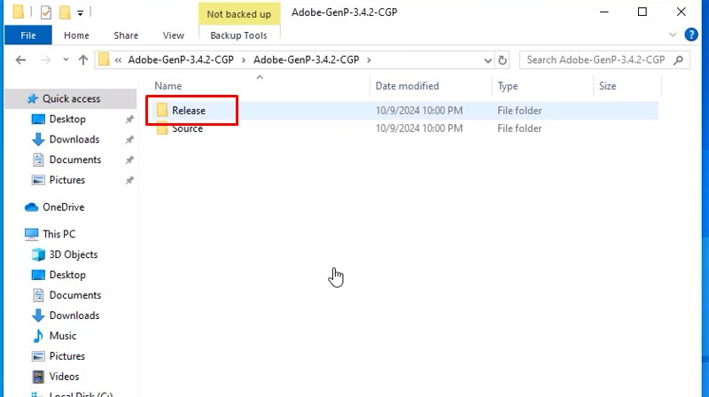 Vào Release